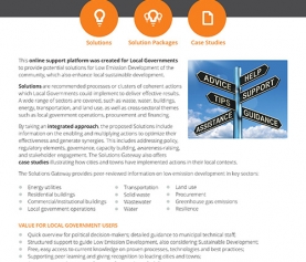Urban-LEDS Solutions Gateway Factsheet