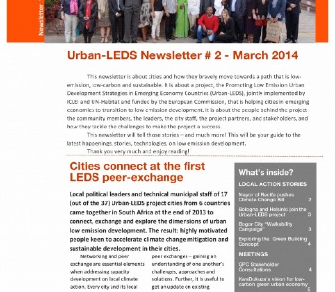 Urban-LEDS Newsletter #2