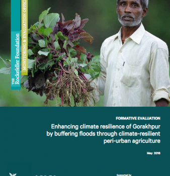 Formative Evaluation Report – Enhancing climate resilience of Gorakhpur  by buffering floods through climate-resilient peri-urban agriculture