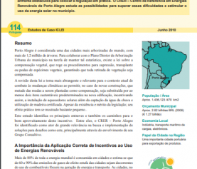 Estudo de Caso #114: Energia Solar é Incentivada em Lei sobre Compensação Vegetal em Porto Alegre